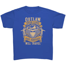 Outlaw Window Cleaner "Have Squeegee, Will Travel" Youth T-shirt