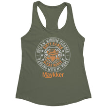 Outlaw Window Cleaner "Money Maykker" Ladies Racerback Tank