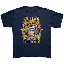 Outlaw Window Cleaner "Have Squeegee, Will Travel" Youth T-shirt