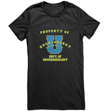 Outlaw Window Cleaner "Huckleberry University" Ladies T-shirt