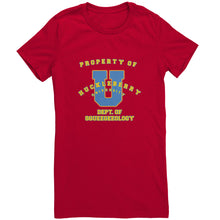 Outlaw Window Cleaner "Huckleberry University" Ladies T-shirt