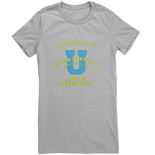 Outlaw Window Cleaner "Huckleberry University" Ladies T-shirt